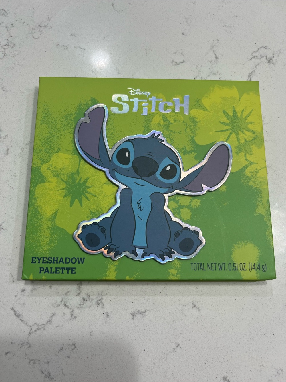 Disney Stitch Eyeshadow Palette in Green and Blue